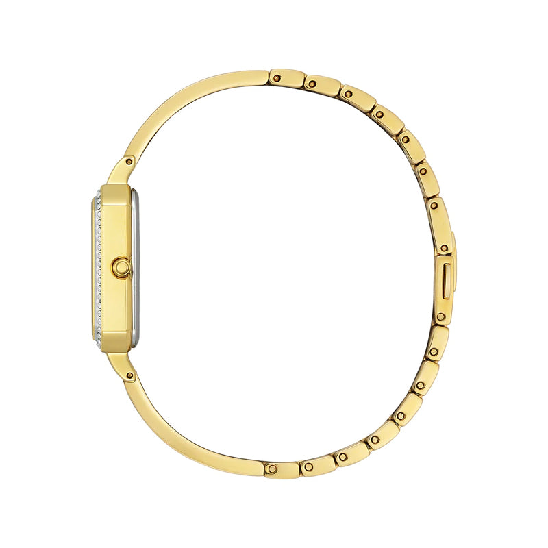 Citizen Eco-Drive Gold Stainless Steel Crystal Bangle Watch