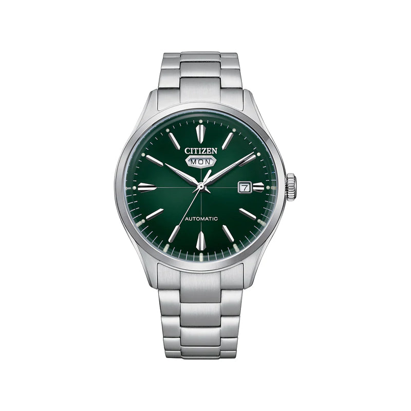 Citizen Automatic Emerald Green Dial Stainless Steel Watch N