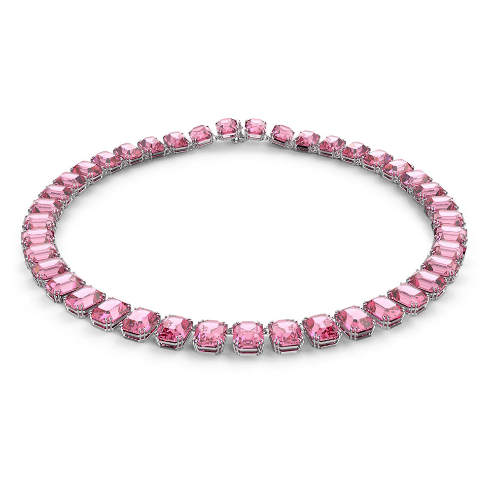 Swarovski 'Millenia' Pink Octagon Cut Crystal Necklet 560880