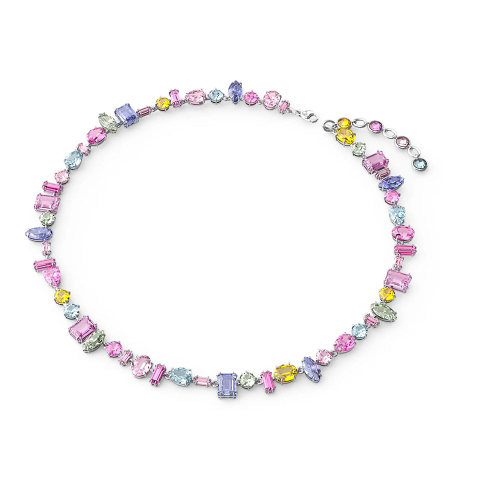 Swarovski 'Gema' Multi-Coloured Mixed Cut Crystal Necklet 56