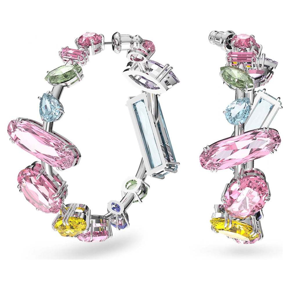 Swarovski 'Gema' Multi-Colour Mixed Cut Hoops 5613737