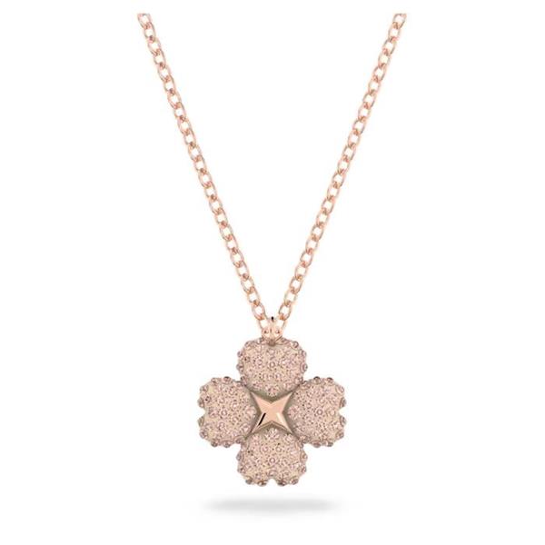 Swarovski 'Latisha' Rose Tone Reversible Flower Pendant 5636