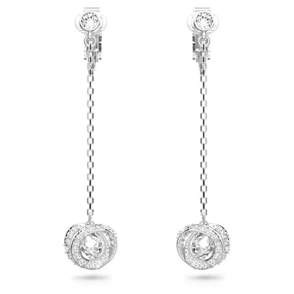 Swarovski 'Generation' Crystal Drop Chain Clip Earring 56365