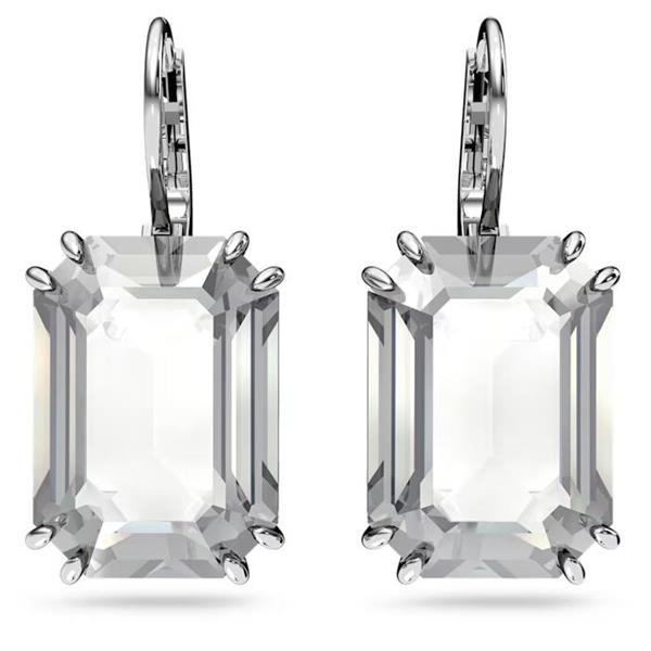 Swarovski 'Millenia' Octagon Cut Crystal Drop Hook Earrings