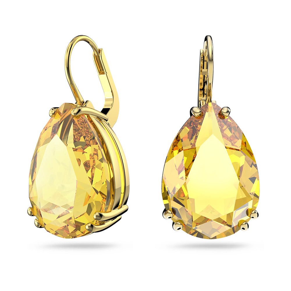 Swarovski 'Millenia' Pear Cut Yellow Crystal Drop Earrings 5