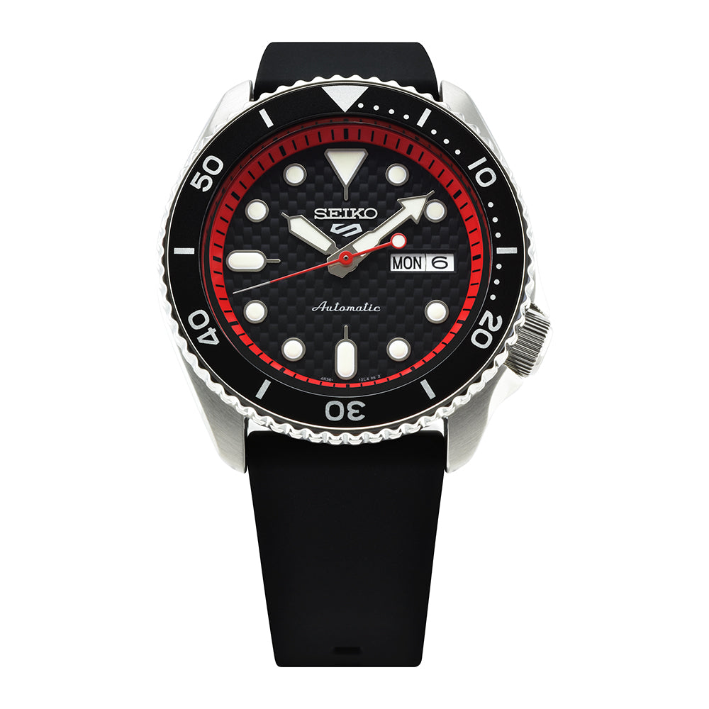 Seiko 5 Supercars Special Edition Red Automatic Watch SRPJ03