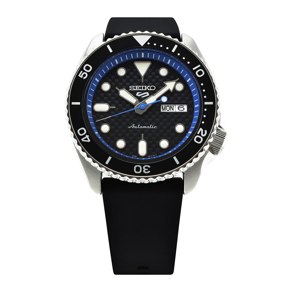 Seiko 5 Supercars Special Edition Blue Automatic Watch SRPJ0