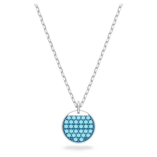 Swarovski 'Ginger' Round Blue Crystal Pendant 5642957