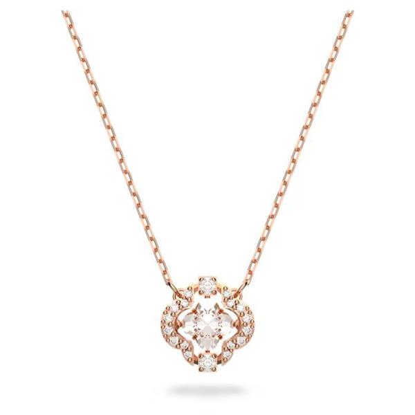 Swarovski Sparkling Dance Rose Tone Necklace 5642928