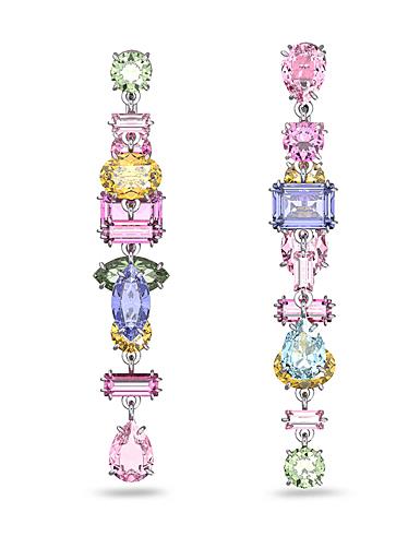 Swarovski 'Gema' Asymmetrical Multi-Colour Drop Earrings 561