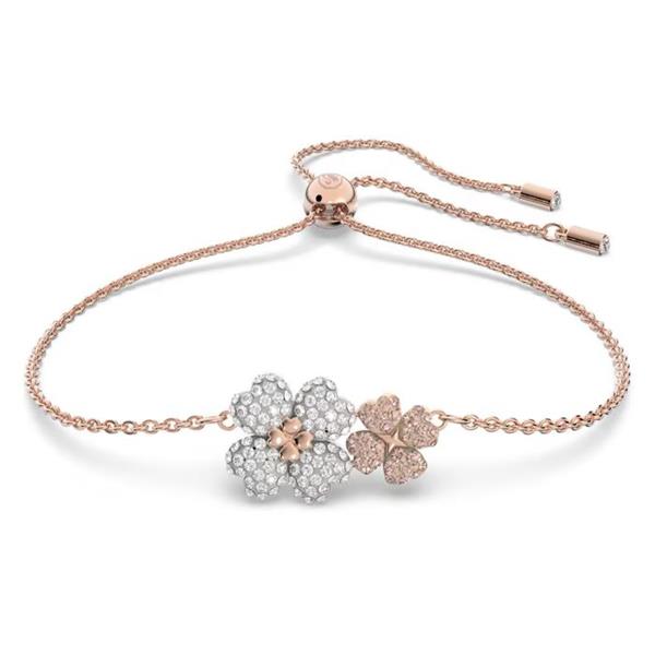 Swarovski Latisha Flower Crystal Rose Tone Bracelet 5636591