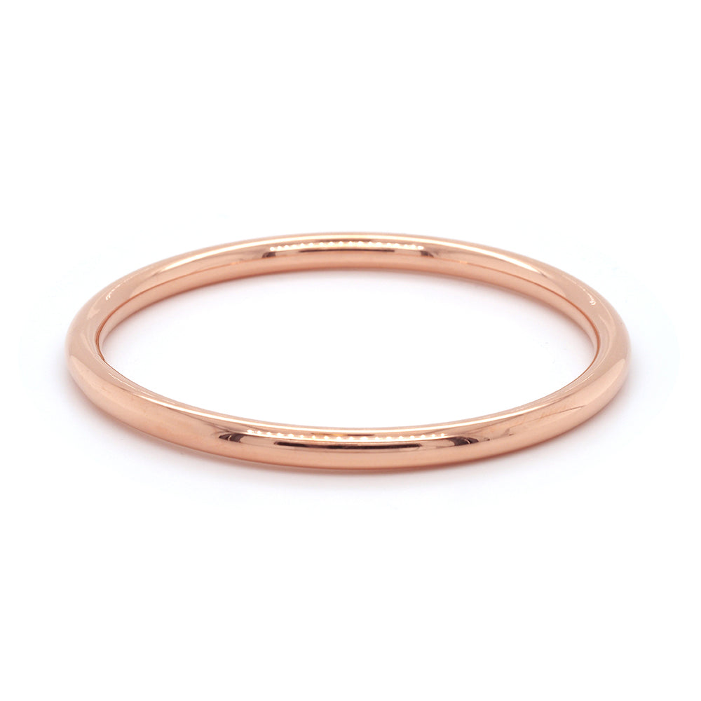 Rose Gold Tone Children's Hollow Golf Bangle 50mm