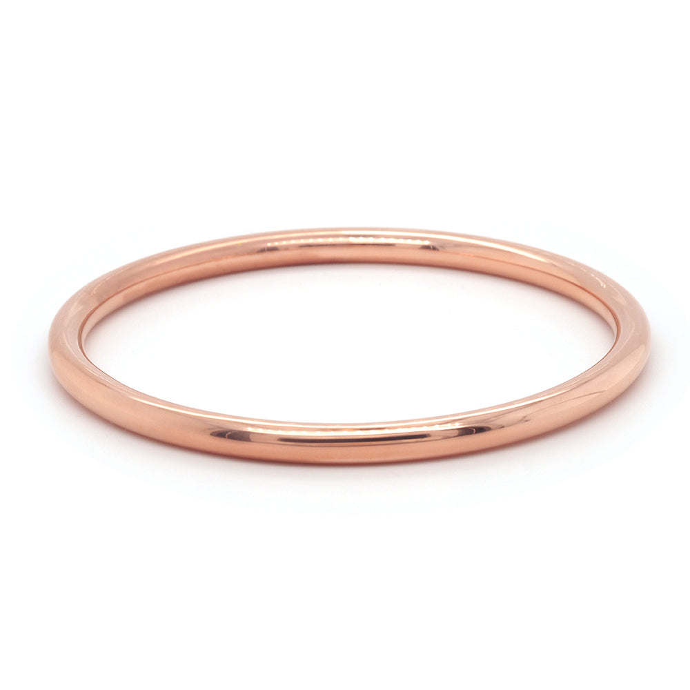 Rose Gold Tone Hollow Golf Bangle 60mm