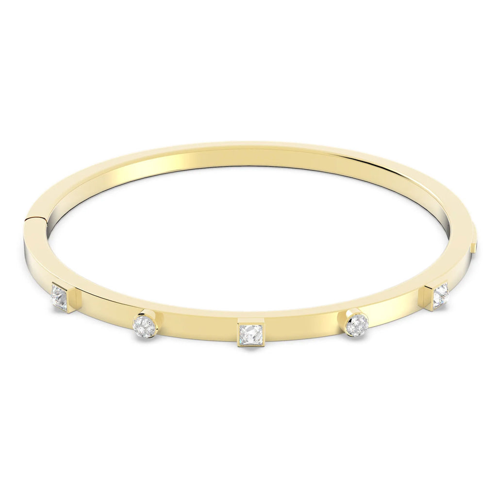 Swarovski Thrilling Gold Tone White Crystal Bangle 5567050