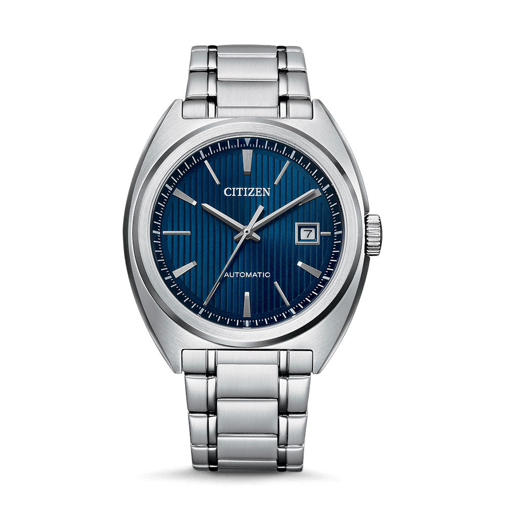 Citizen Automatic Blue Dial Stainless Steel Watch NJ0100-71L