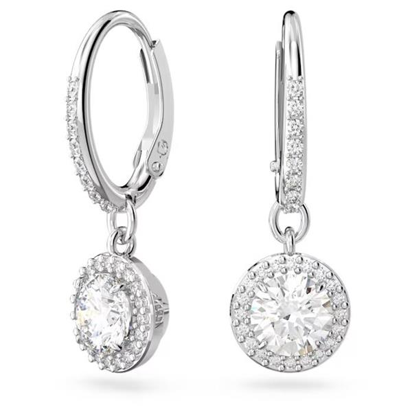 Swarovski Constella Crystal Oval Drop Hoop Earrings 5636270