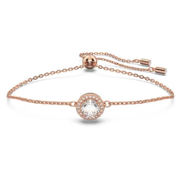 Swarovski 'Constella' Round Halo Pave Crystal Slider Bracele