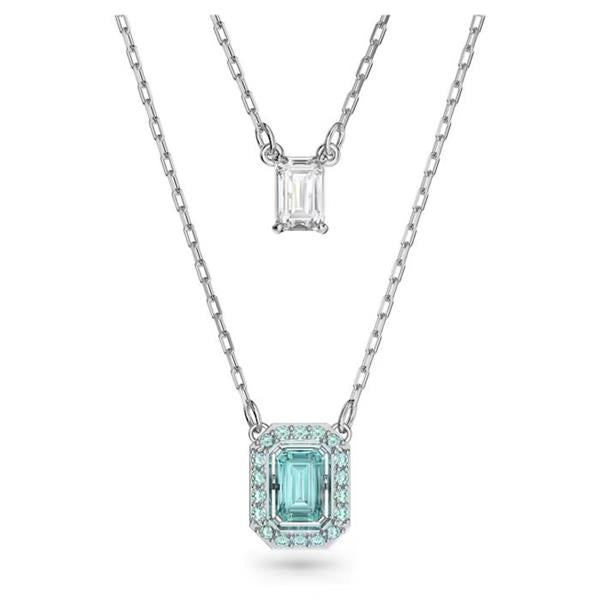 Swarovski 'Millenia' Blue Crystal Layered Necklace 5640557