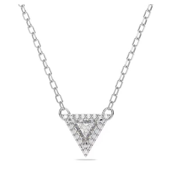 Swarovski 'Ortyx' Triangle White Crystal Pendant 5642983