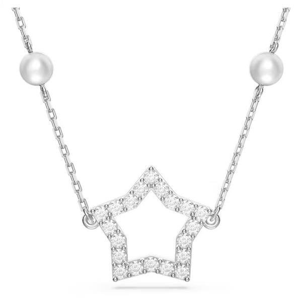 Swarovski Stella Pearl & Crystal Open Star Necklace 5645379