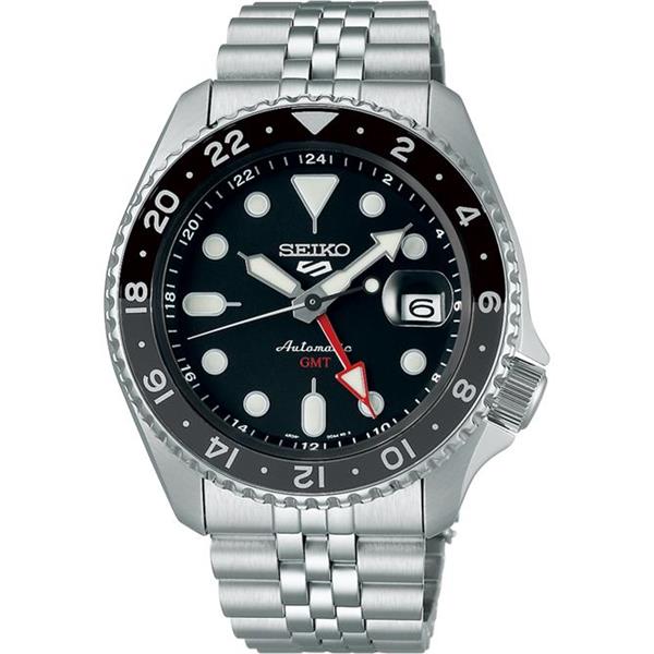 Seiko Automatic Stainless Steel Black Dial Watch SSK001K
