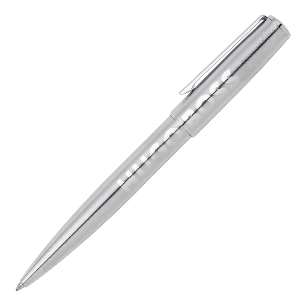 Hugo Boss 'Label Chrome' Ballpoint Silver Pen HSH2094A