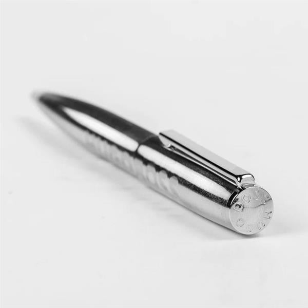 Hugo Boss 'Label Chrome' Ballpoint Silver Pen HSH2094A