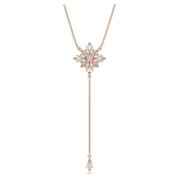 Swarovski Stella 'Y' Kite Cut Rose Tone Necklace 5645383