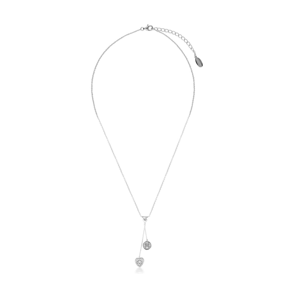 Georgini 'Sealed With A Kiss' Cubic Zirconia 41cm Necklet P8