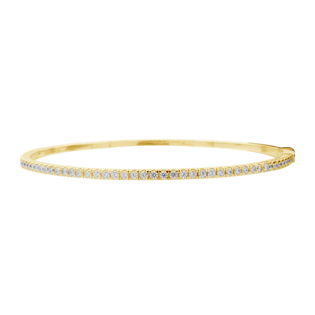 Georgini 'A Christmas Journey' Gold Tone Brilliant Bangle IB