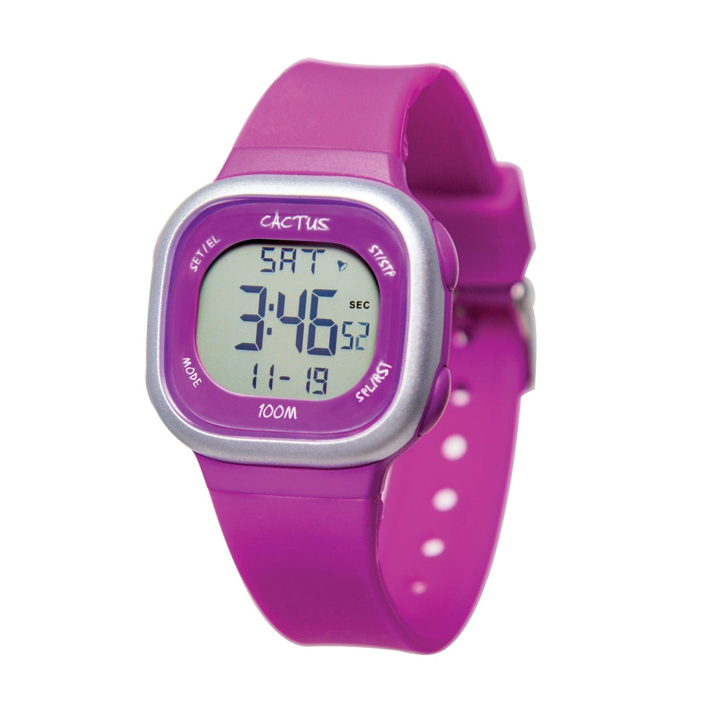 Cactus Ace Purple Digital Watch CAC-139-M09