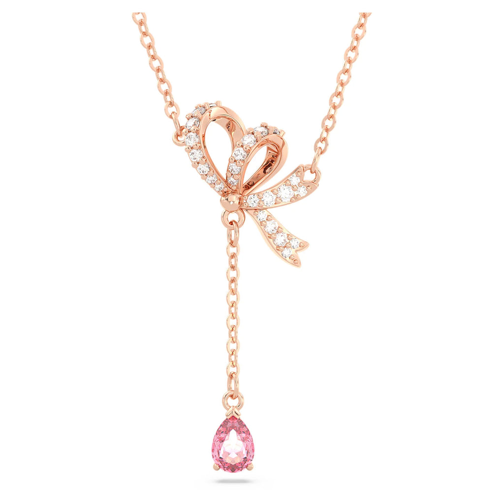 Swarovski 'Volta' Rose Tone 'Y' Bow Pendant 5647569