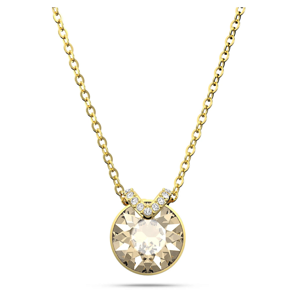 Swarovski 'Bella' Gold Crystal Gold Tone 38-43cm Pendant