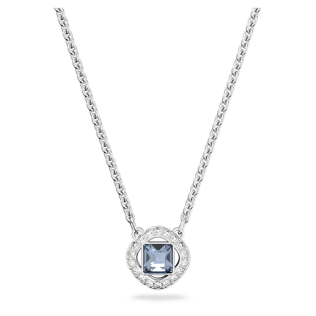 Swarovski Angelic Square Cut Blue Crystal Necklace 5662142