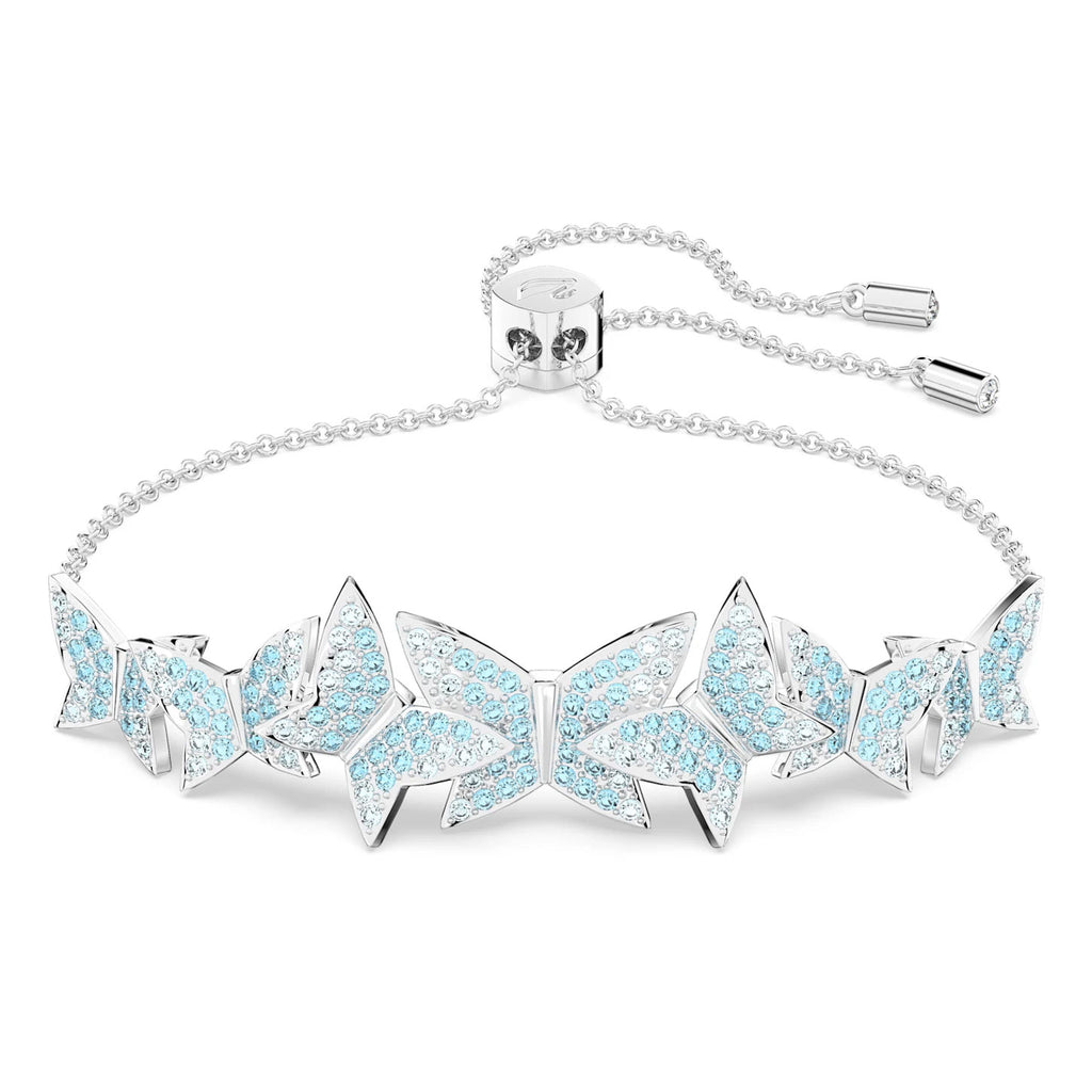 Swarovski 'Lilia' Blue Crystal Butterfly Adjustable Bracelet