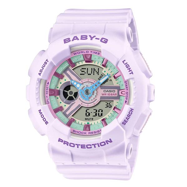 Casio Pastel Purple Baby-G Watch BA110XPM-6A