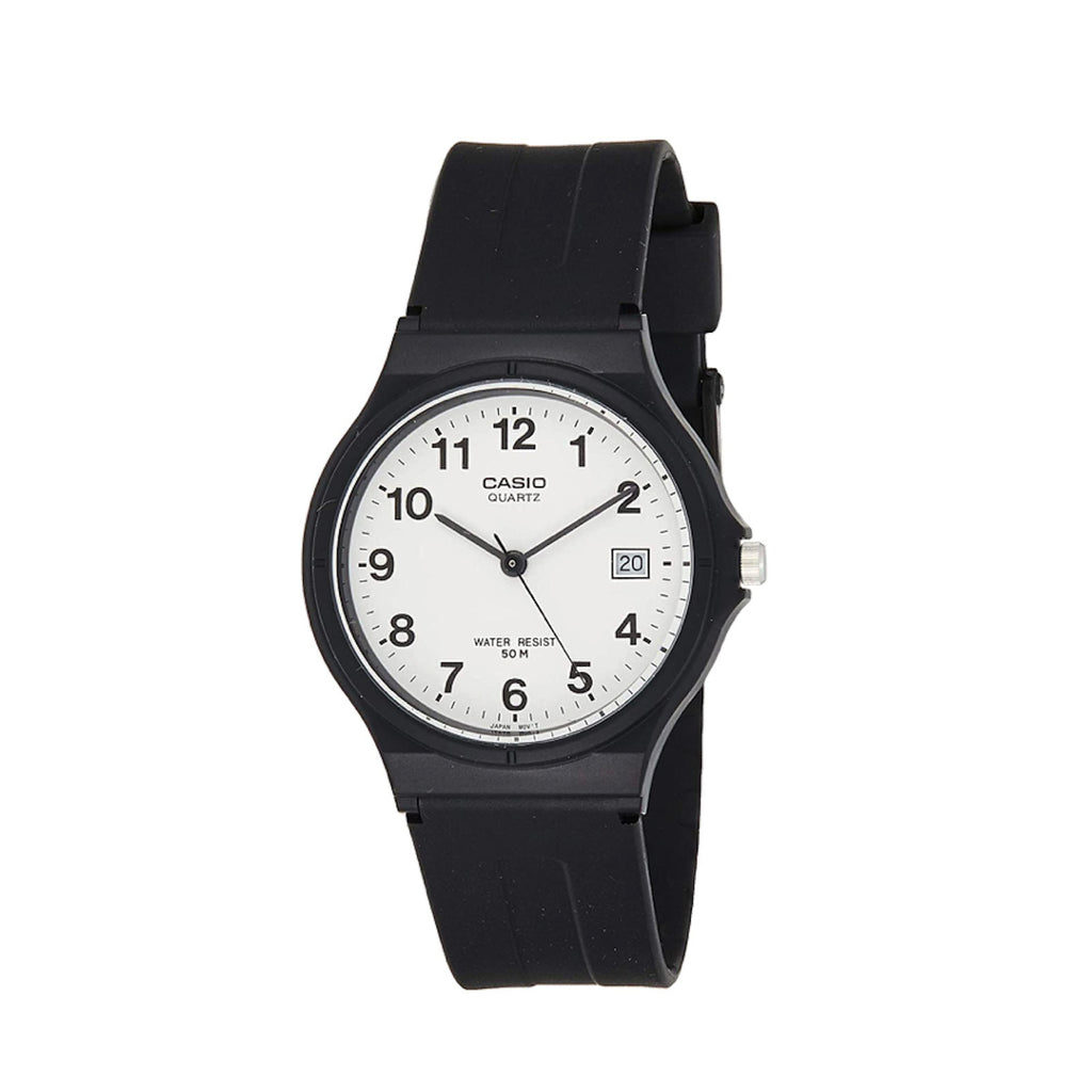 Casio Black Resin Analogue Watch MW59-7B