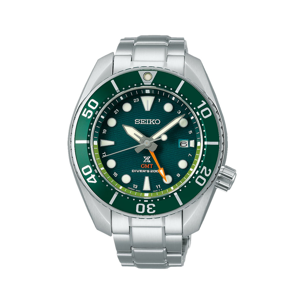 Seiko Prospex Solar Divers Analogue Green Dial Watch SFK003J