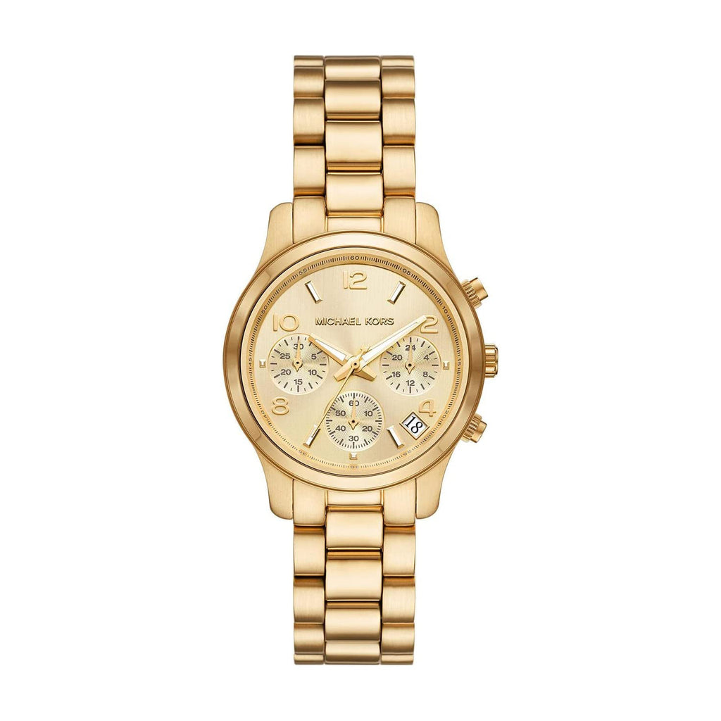 Michael Kors 'Runway' Chronograph Gold Tone Watch MK7326