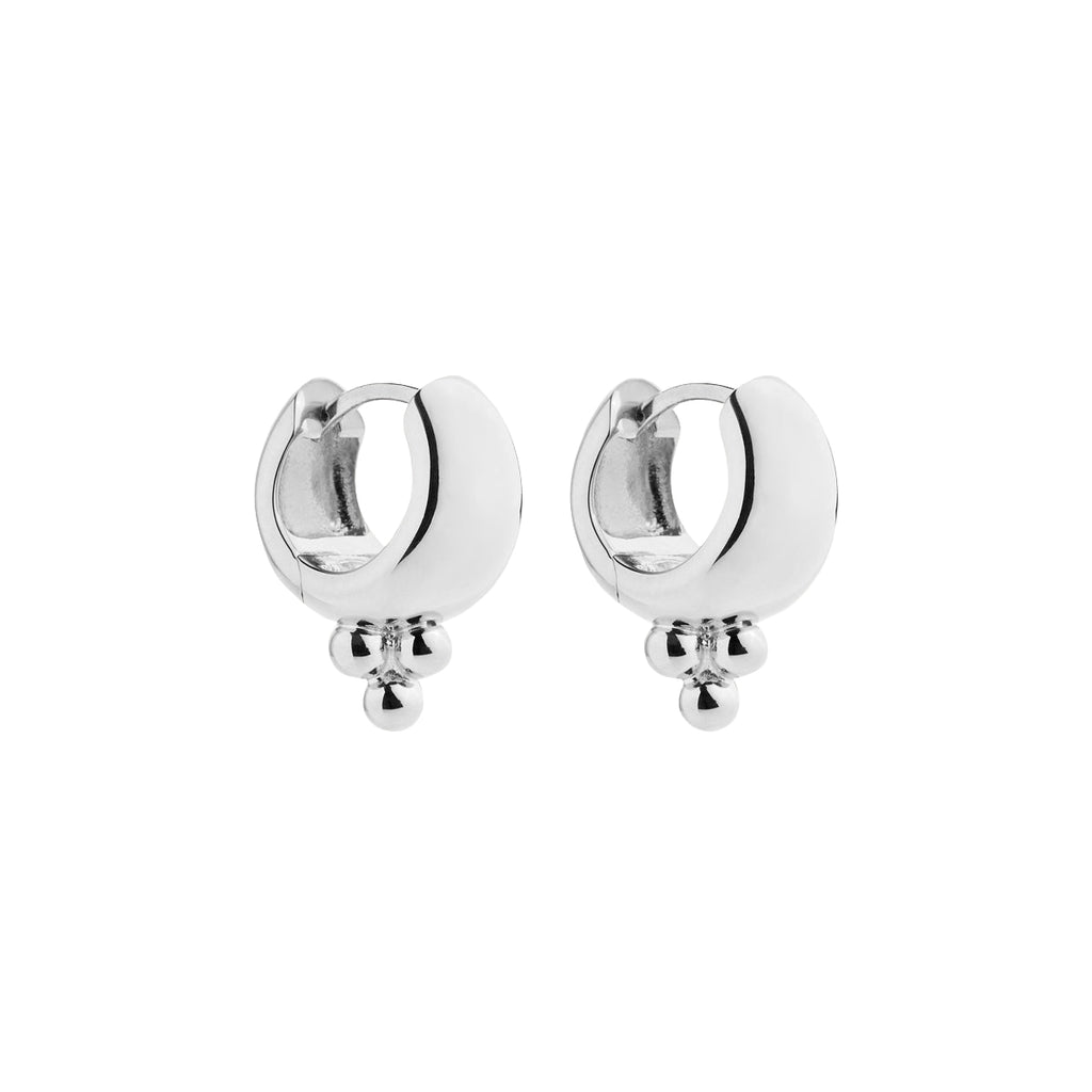 Najo 'Genie' Sterling Silver Huggie Earrings E6842