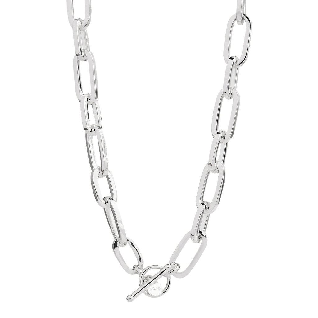 Najo 'Luminary' Sterling Silver Oval Link 47cm Chain N6854