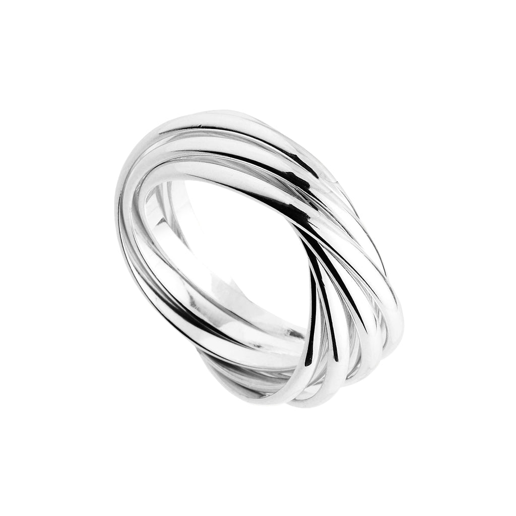 Najo 'Revival' Six-Band Sterling Silver Ring R6861