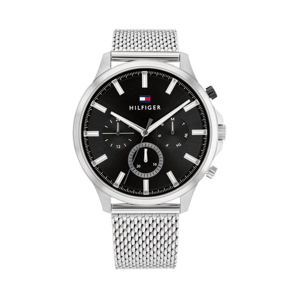 Tommy Hilfiger 'Ryder' Multi-Function Mesh Strap Watch 17104