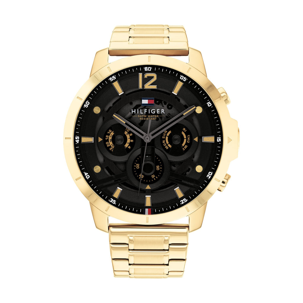 Tommy Hilfiger 'Luca' Multi-Function Gold-Tone Watch 1710511