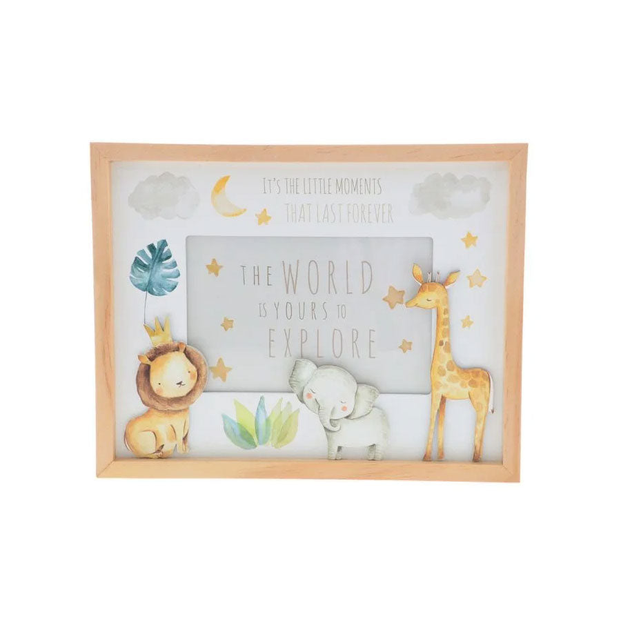 Little Moments Safari Theme Photo Frame 20x25cm