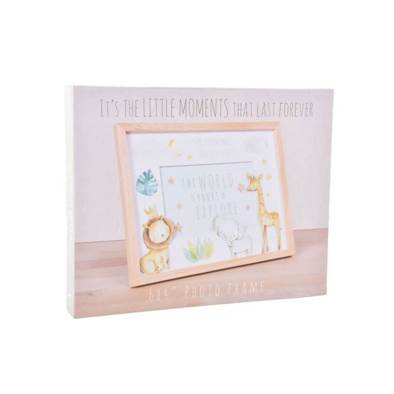 Little Moments Safari Theme Photo Frame 20x25cm