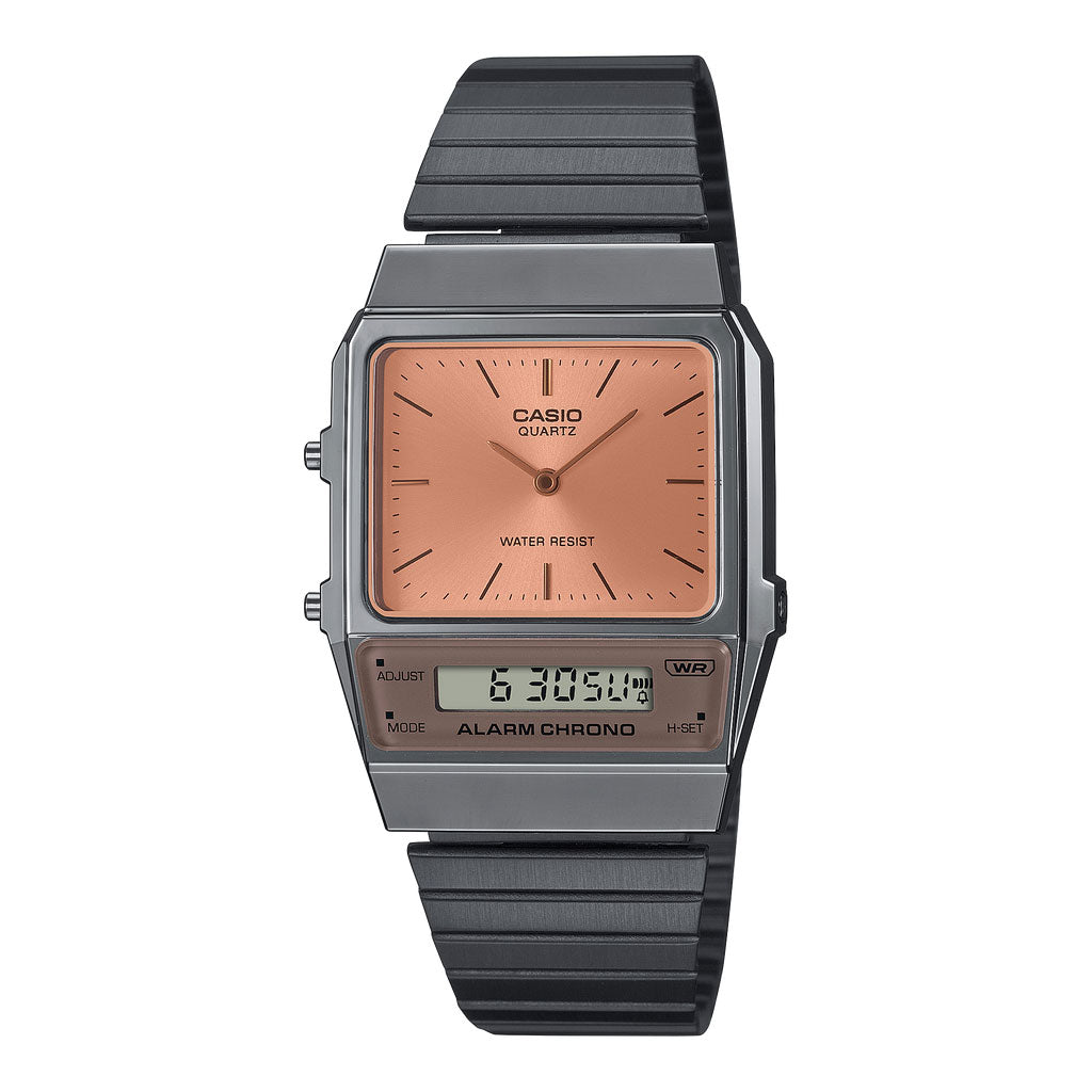 Casio Vintage Chronograph Analogue Digital Retro Watch AQ800