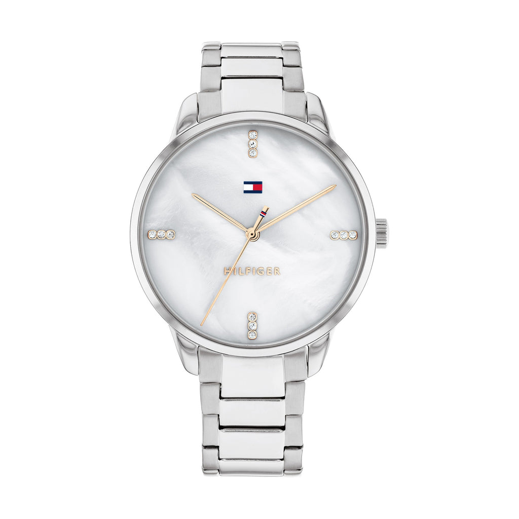 Tommy Hilfiger 'Paige' Mother Of Pearl Crystal Watch 1782544