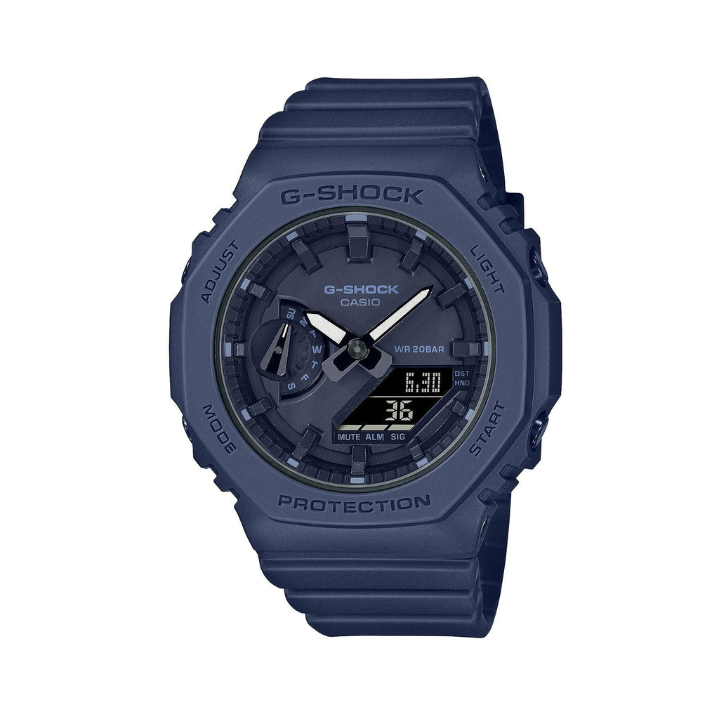 Casio G-Shock Navy Blue Analogue Digital Watch GMAS2100BA-2A