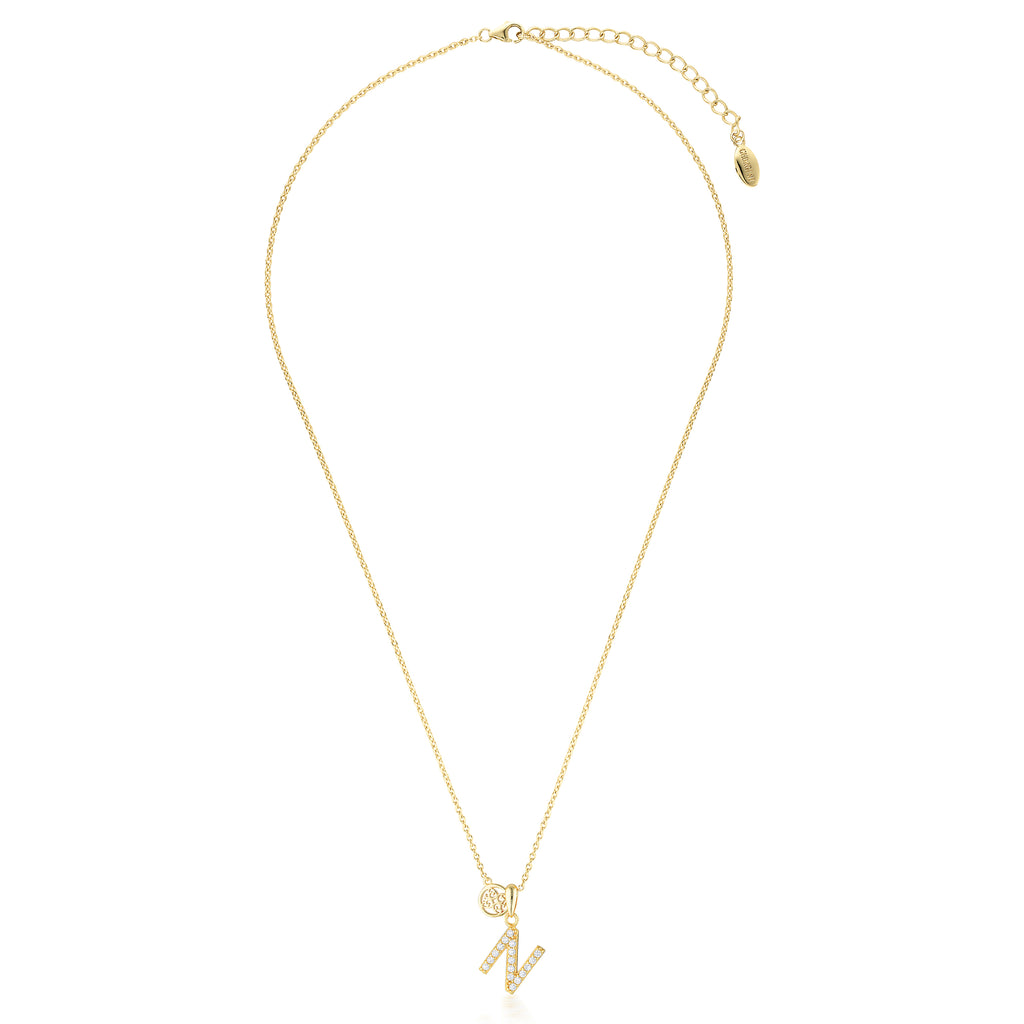 Georgini Gold Tone Cubic Zirconia 'N' Initial Pendant P894NG